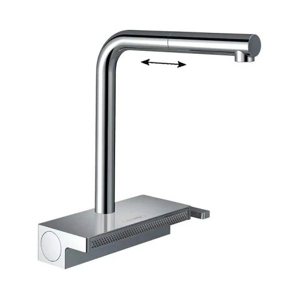 Смеситель для кухни Hansgrohe Aquno Select M81 73836 с вытяжным душем