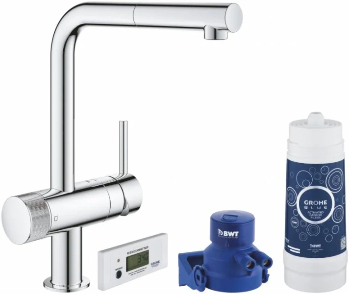 Смеситель для кухни с функцией фильтрации воды Grohe Blue 30382