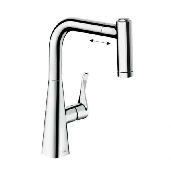 Смеситель для кухни Hansgrohe Metris хром 73800000