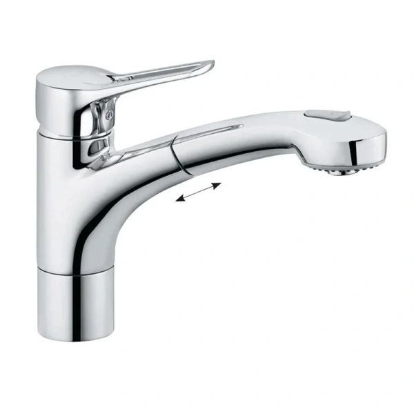 Смеситель для кухни Kludi MX 39941 с выдвижным изливом