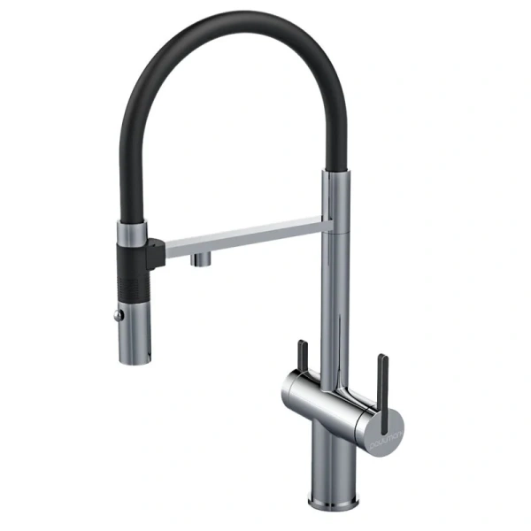 Смеситель для питьевой воды Paulmark Gravity нержавеющая сталь Gr213888-BS