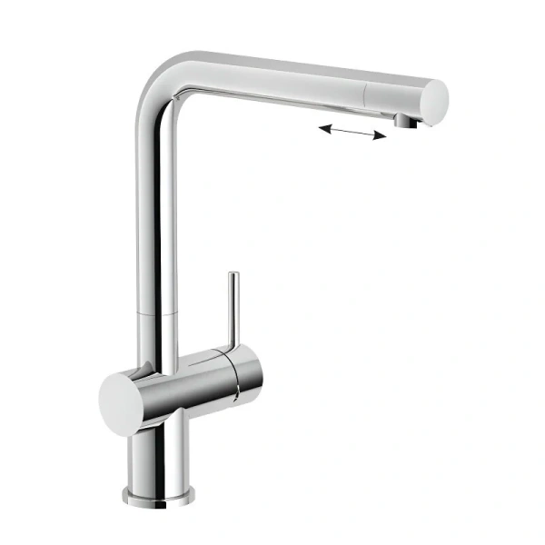 Смеситель для кухни Nobili Live c выдвижным изливом LV00113/70CR