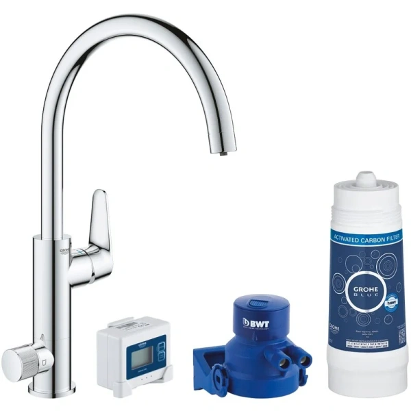 Смеситель для кухни с функцией фильтрации воды Grohe Blue 30385000