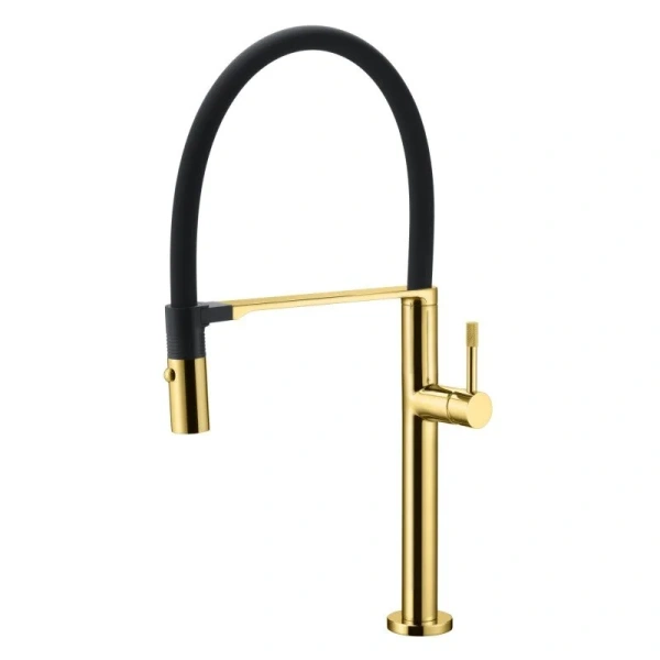 Смеситель для кухни Boheme Uno золото 114-G