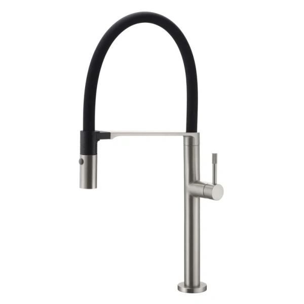 Смеситель для кухни Boheme Uno nikel brush 114-NB