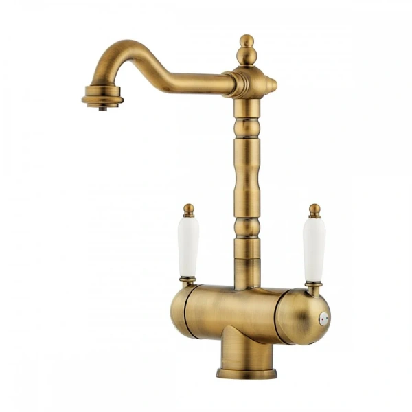 Смеситель для кухни Omoikiri Amagasaki-АB античная латунь 4994292