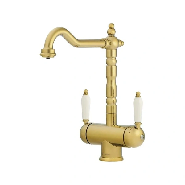 Смеситель для кухни Omoikiri Amagasaki-G золото 4994019