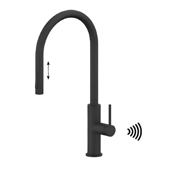 Смеситель для кухни Paulmark Senso антрацит Se215180-AN