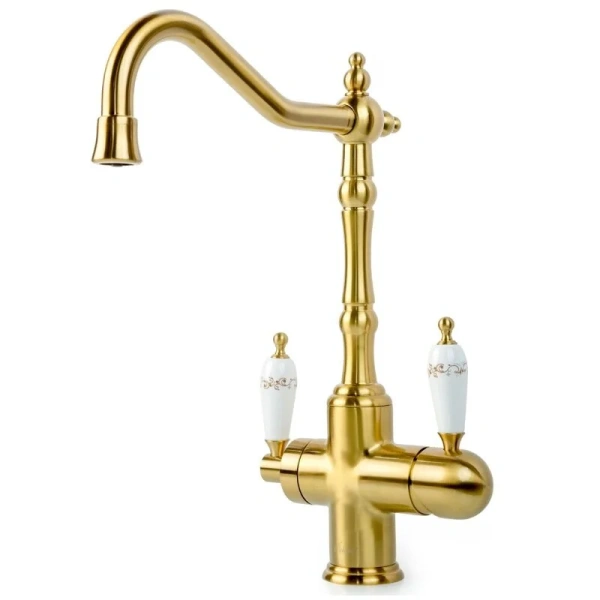 Смеситель для питьевой воды Boheme Kitchen бронза ручка Provanse 111-PR