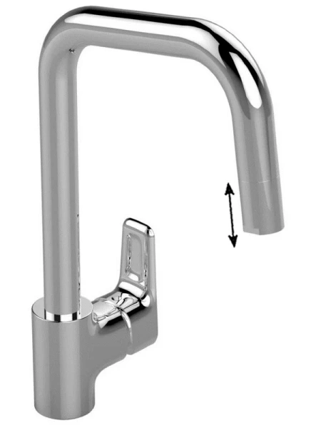 Смеситель для кухни Ideal Standard Ceraplan III с выдвижным изливом B0960AA