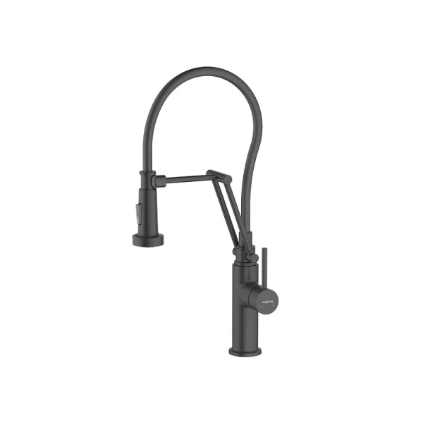 Смеситель для кухни Акватек Европа черный AQ1388MB