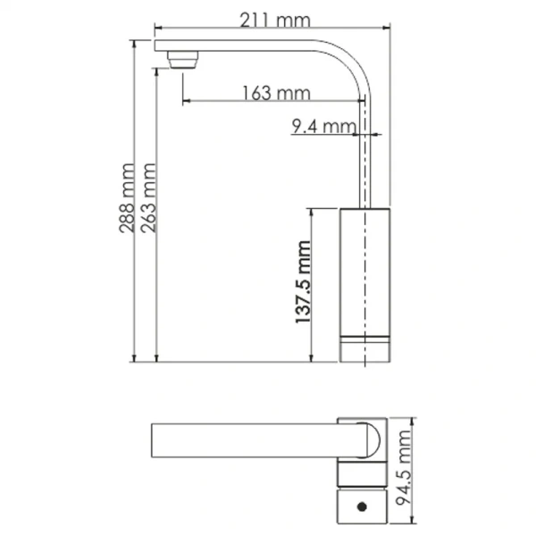 Смеситель для кухни WasserKRAFT Abens черный матовый 2007 Смеситель для кухни WasserKRAFT Abens черный матовый 2007
