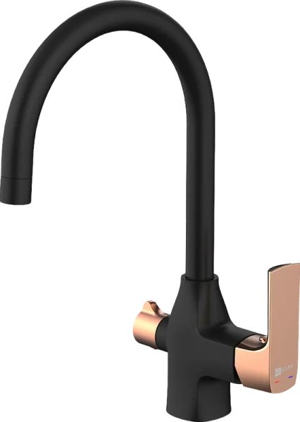 Смеситель для кухни Lemark Ursus с подключением к фильтру питьевой воды LM7261BLR