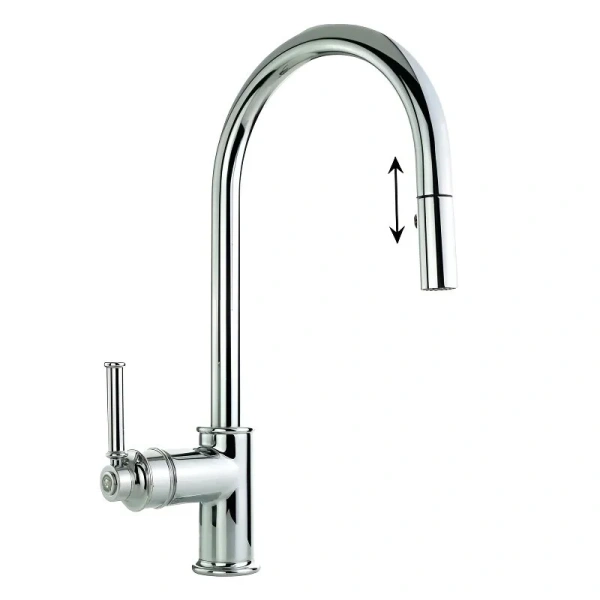 Смеситель для кухни Migliore Ermitage Mini 3152 с выдвижным изливом