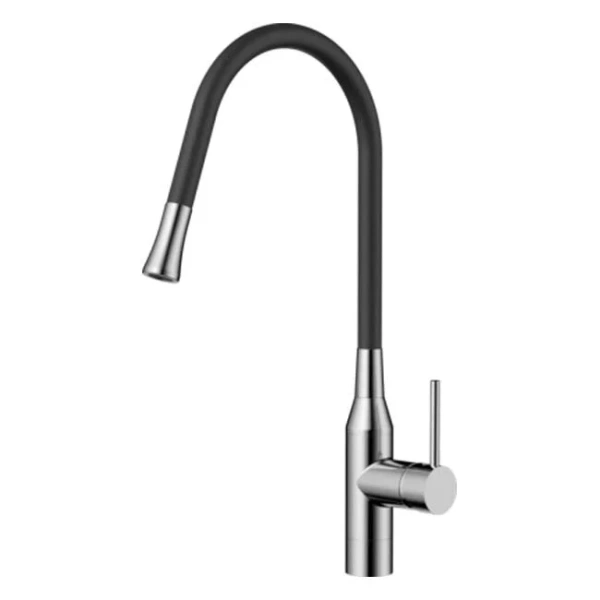 Смеситель для кухни Omoikiri Yatomi-BN-BL нержавеющая сталь/черный 4994247