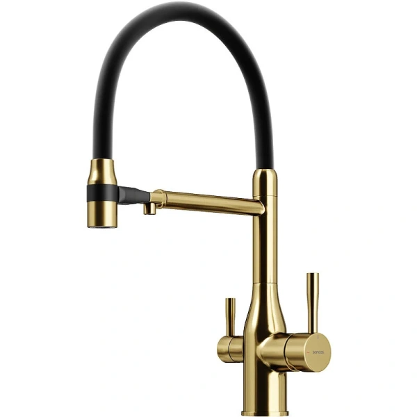 Смеситель для кухни Sancos Garda золото SC4009BG