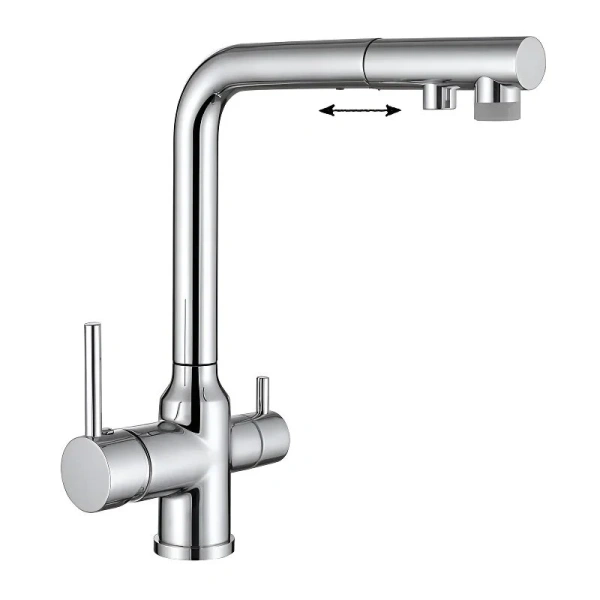 Смеситель для кухни Abber Emotion хром AF8814