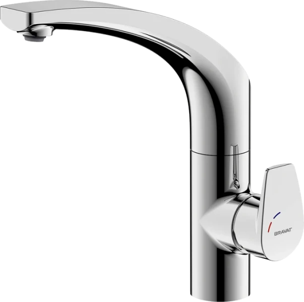 Смеситель для кухни Bravat Nizza хром F7353387CP-RUS
