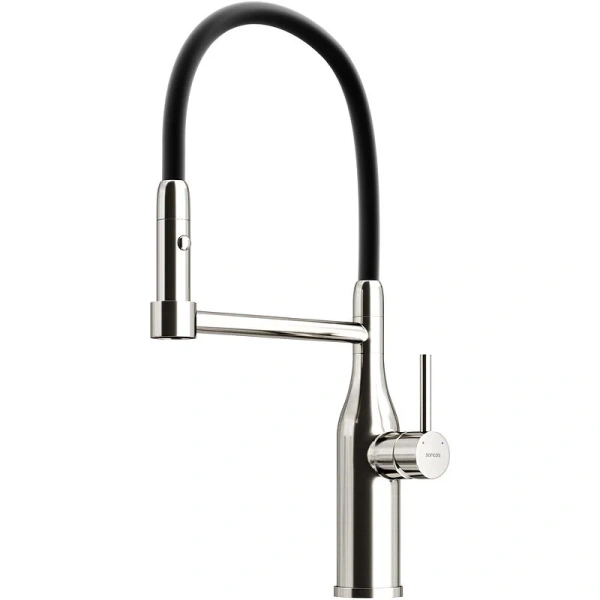 Смеситель для кухни Sancos Pride нержавеющая сталь SC4011BNG