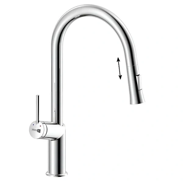 Смеситель для кухни Lemark Minima с вытяжным изливом, хром LM3850C