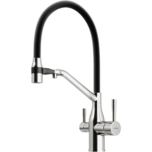 Смеситель для кухни Sancos Orta никель SC4008BN