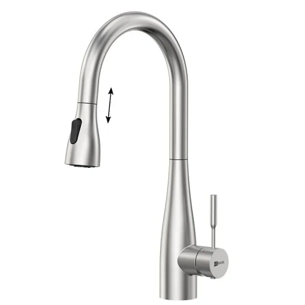 Смеситель для кухни Lemark Expert с выдвижным изливом LM5084S
