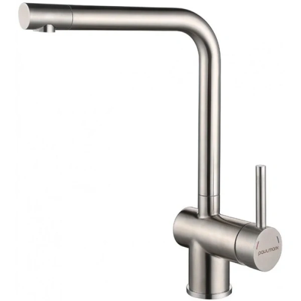 Смеситель для кухни Paulmark Spring Sp212067 нержавеющая сталь