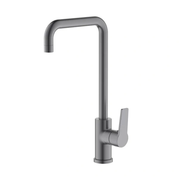 Смеситель для кухни Акватек Лугано оружейная сталь AQ1781BGM