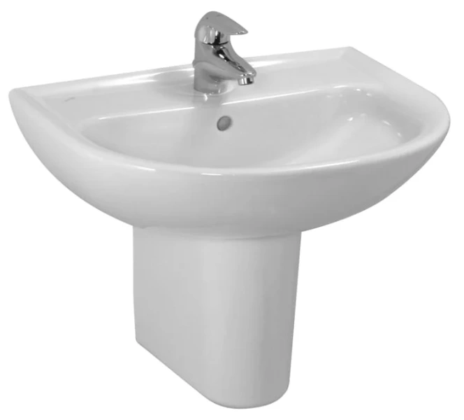 Раковина Laufen Pro 65 см подвесная, с 1 отверстием для смесителя 8.1095.3.000.104.1