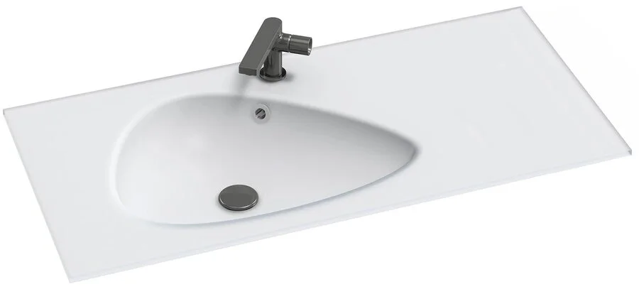 Раковина Jacob Delafon Nouvelle Vague 100 см матовая белая EB3021-DE1