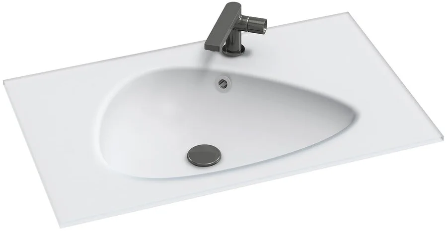 Раковина Jacob Delafon Nouvelle Vague 80 см матовая белая EB3020-DE1