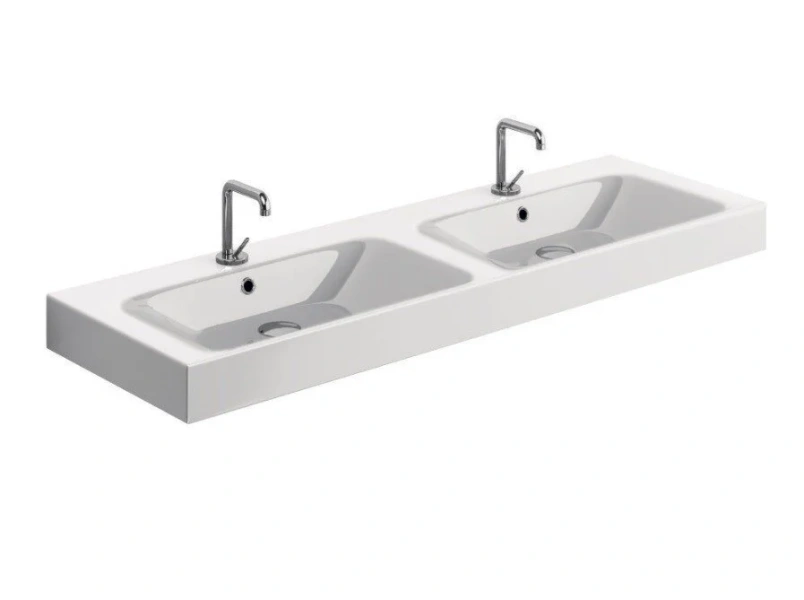 Раковина Kerasan Cento 140 см двойная 353601*1