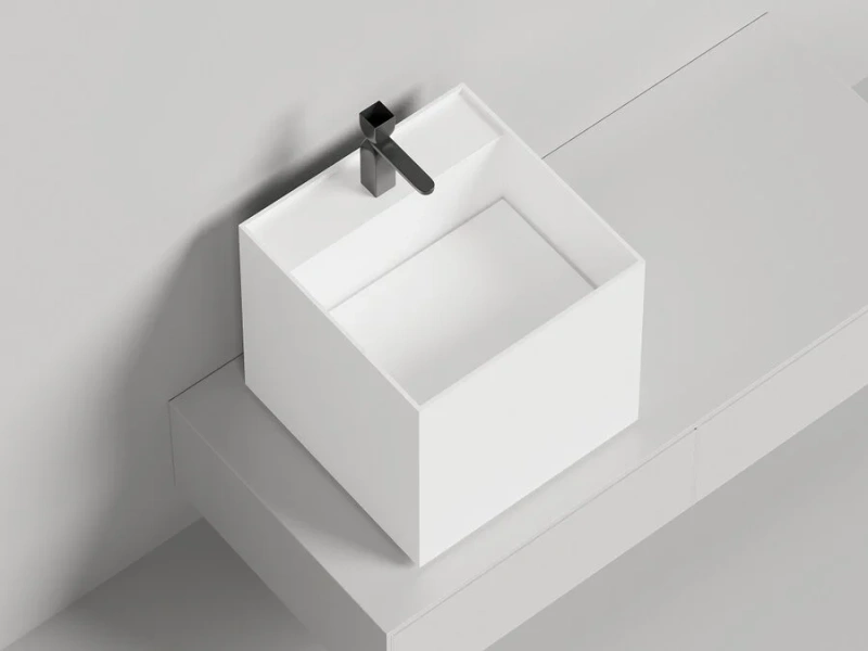 Раковина Salini Armonia Square Top 03 белая матовая 130523TM