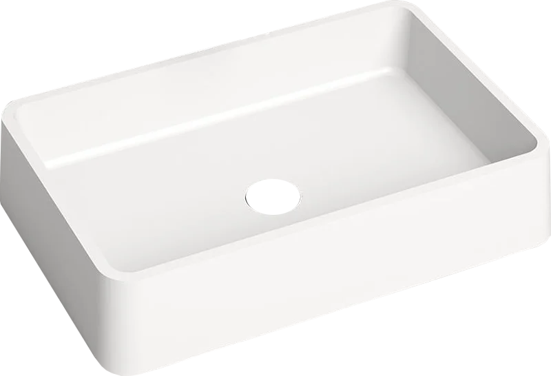 Раковина Salini Gloria 07 60 см накладная, белый матовый 1102207M