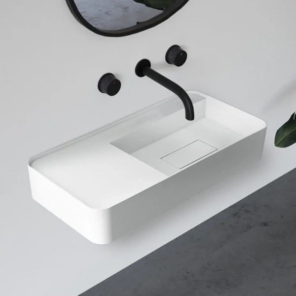 Раковина Abber Stein 120 см искусственный камень AS2627-1.2