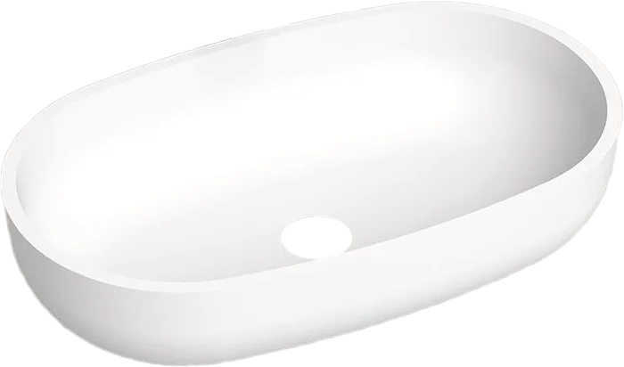 Раковина Salini Gloria 05 64 см накладная, белый матовый 1102205M