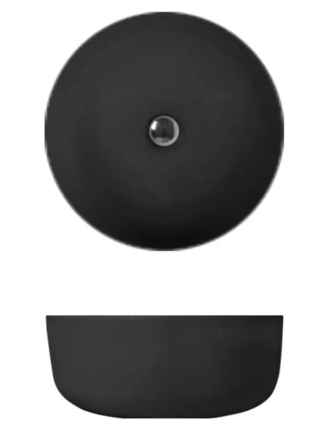 Раковина Kerasan Nolita 40 см черный матовый 534431