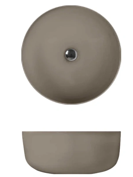 Раковина Kerasan Nolita 40 см накладная, Nocciola 534481 Раковина Kerasan Nolita 40 см накладная, Nocciola 534481