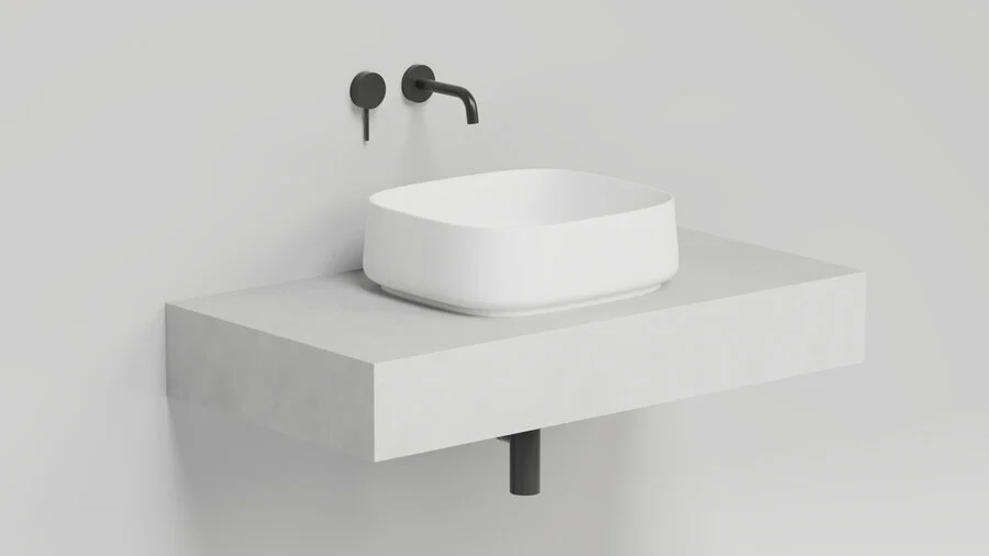 Раковина Salini Oriente Bowl 45 см белая глянцевая 1109102G