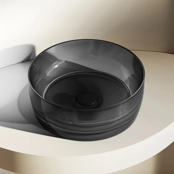 Раковина Abber Kristall AT2804 40 см прозрачная