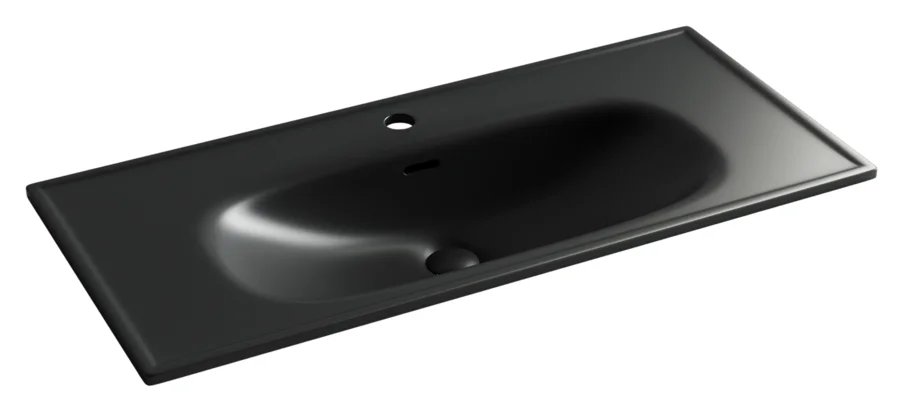 Раковина Ceramica Nova Sabo 100 см черная матовая CN13003MB