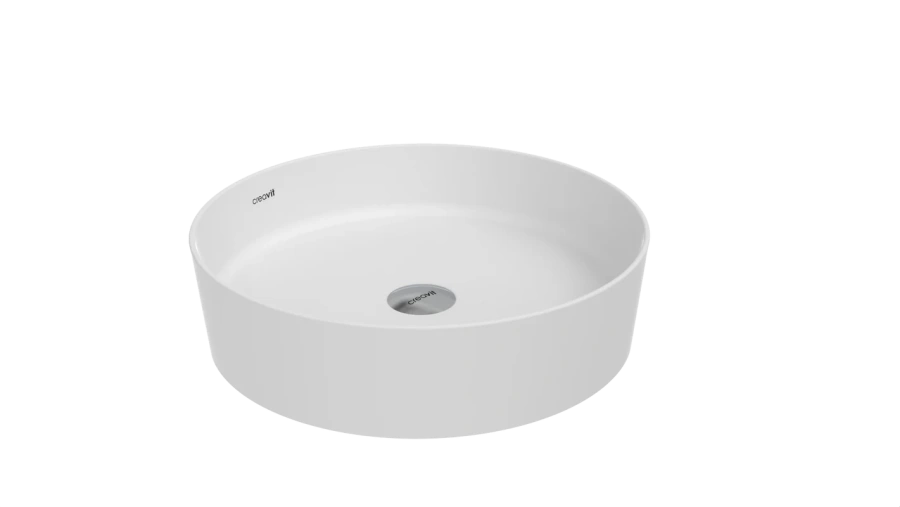 Раковина Creavit Loop 45 см белая матовая LP145-00MB00E-0000