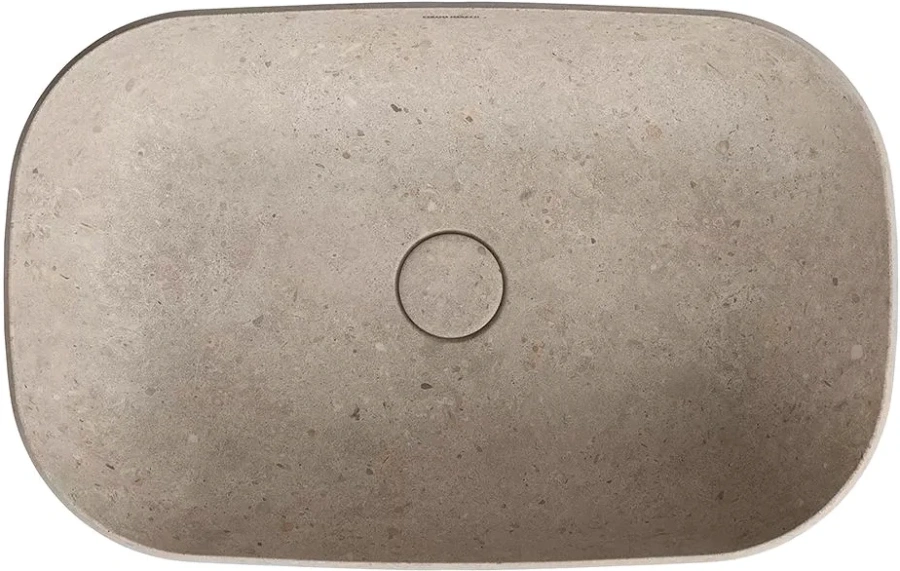 Раковина Kerama Marazzi Magica 65 см бежевый камень MA.wb.65\STB Раковина Kerama Marazzi Magica 65 см бежевый камень MA.wb.65\STB