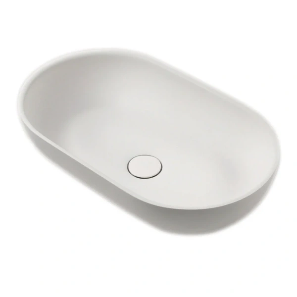 Раковина Montebianco Conca 55 см белая матовая 20142