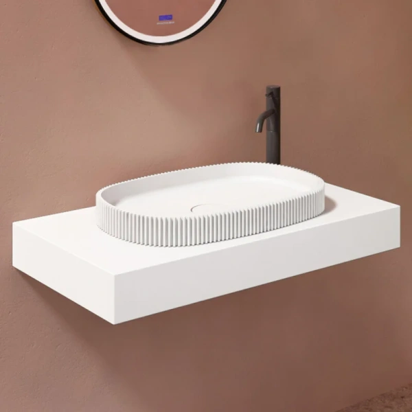 Раковина Abber Stein 55 см овальная AS2601