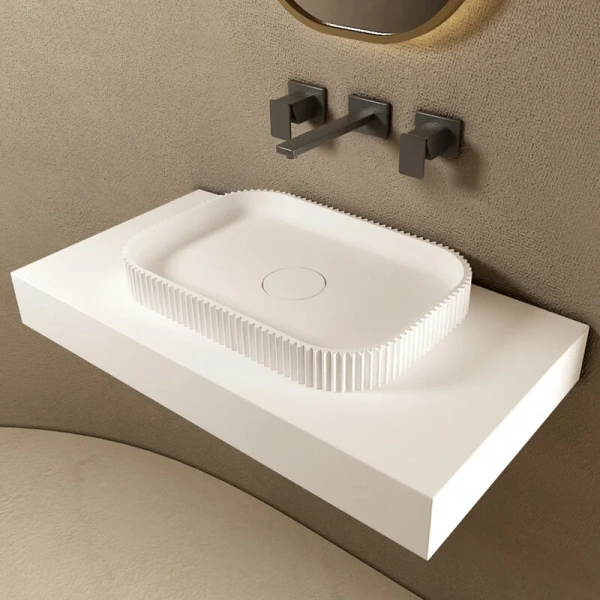 Раковина Abber Stein 50 см прямоугольная AS2602