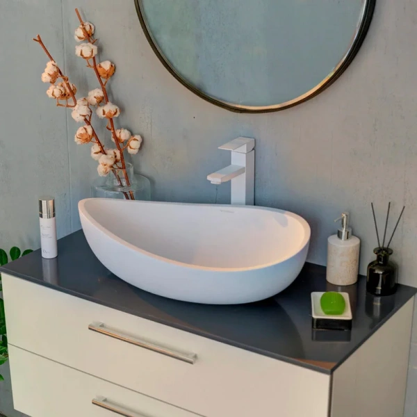 Раковина Montebianco Onda 60 см белая матовая 11020 Раковина Montebianco Onda 60 см белая матовая 11020