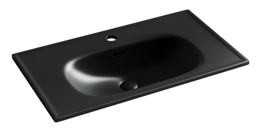 Раковина Ceramica Nova Sabo 80 см черная матовая CN13002MB