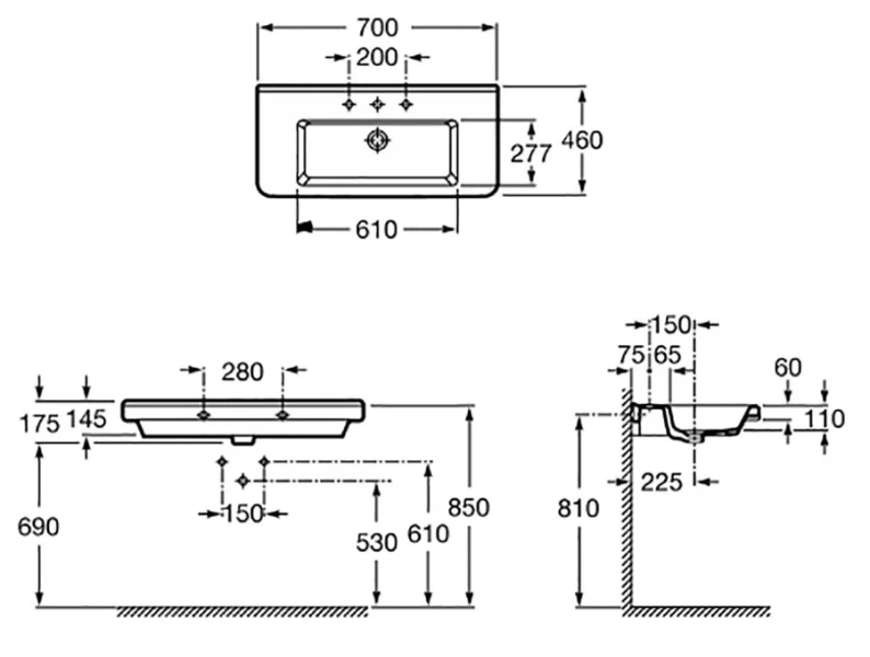 Раковина Roca Dama-N 327782000 Раковина Roca Dama-N 327782000