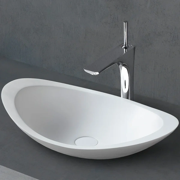 Раковина Abber Stein 60 см белая матовая AS2606